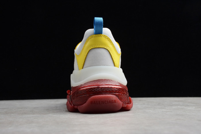 bl triple s trainers clear sole white yellof 541624 w09oh 1000