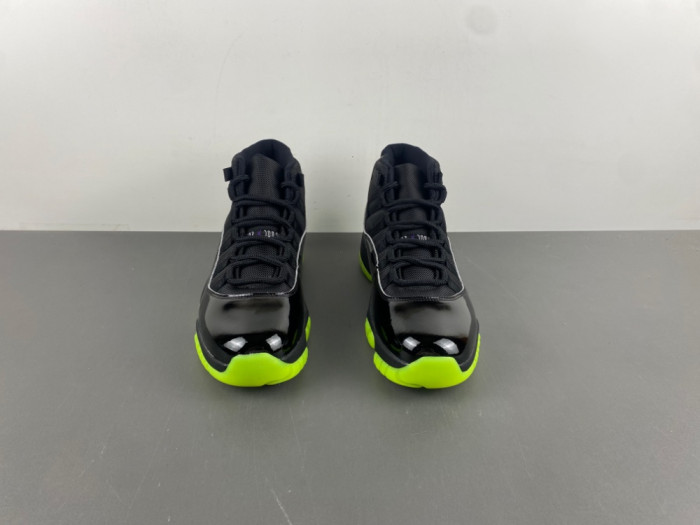 Air Jordan 11 GS Black/Barely Volt IB1378-001