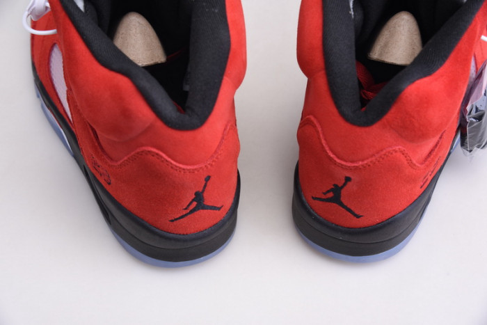 air jordan 5 raging bull 2021 red suede dd0587-600