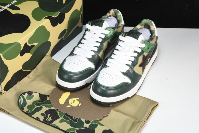 a bathing ape bape sta low copshoe bp-184