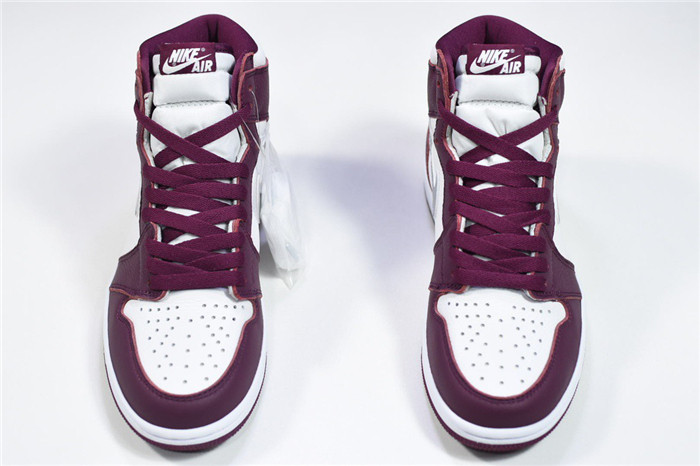jordan 1 retro high og bordeaux - 555088-611