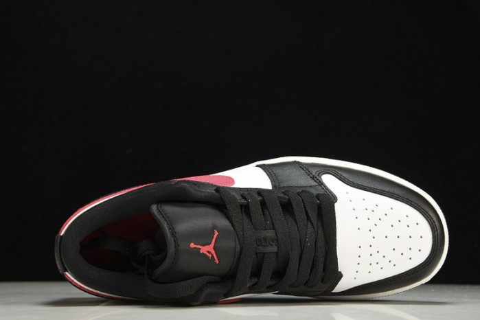 jordan 1 low black siren red (w) - dc0774-004