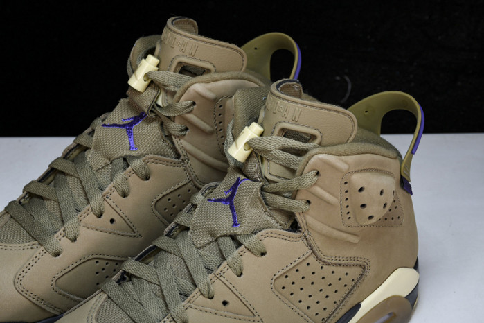 air jordan 6 gore-tex brown kelp fd1643-300