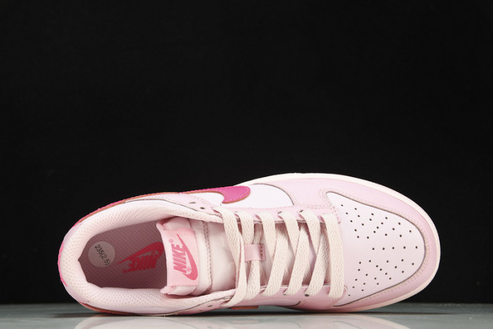 nike dunk low triple pink (ps) - dh9756-600