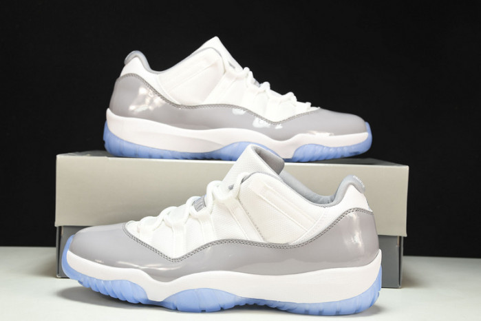 air jordan 11 low "cement grey" av2187-140