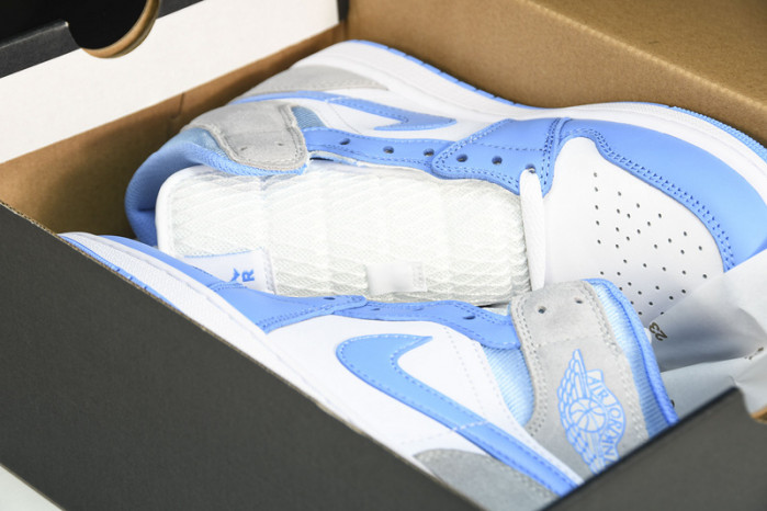 jordan 1 mid university blue grey - dx9276-100