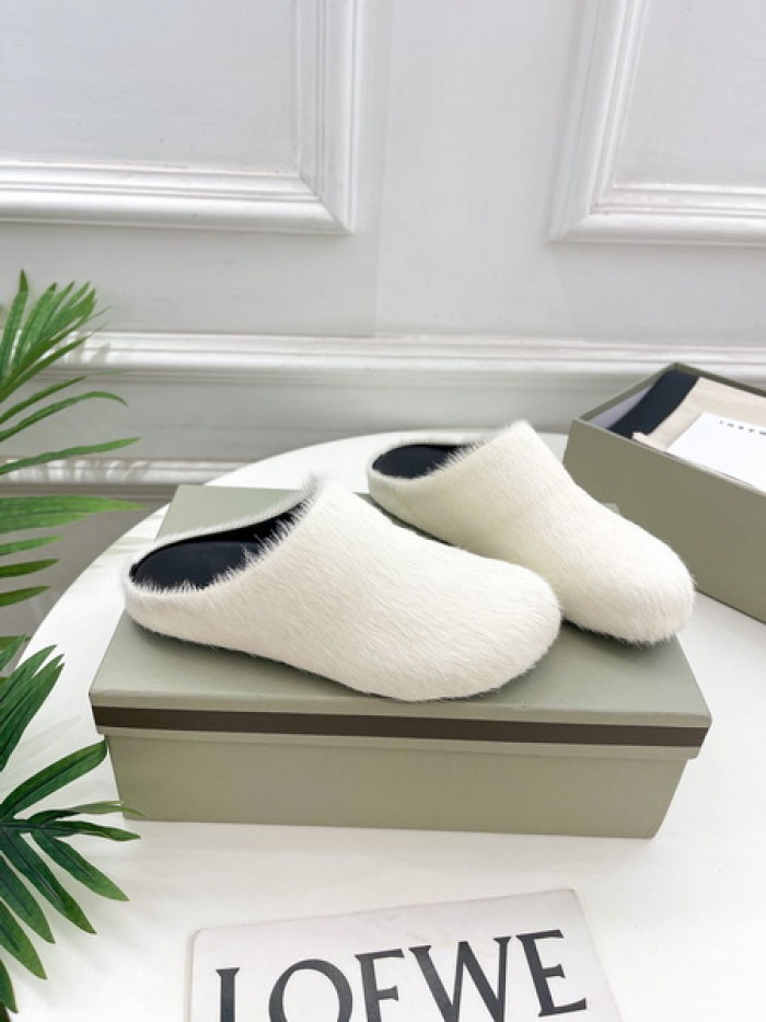 ma slide white fussbett sabot loafers copshoe mar-05