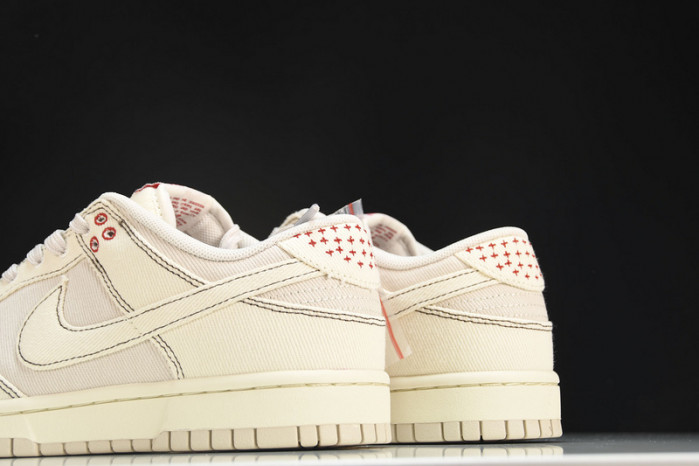 dunk low light orewood brown sashiko dv0834-100