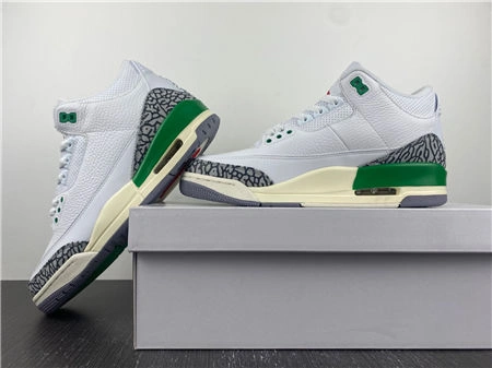 Fashionable Jordan 3 Retro Lucky Green CK9246- 3829