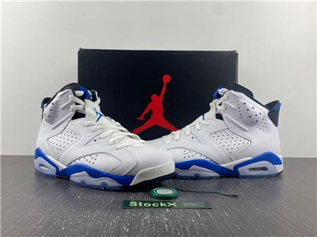 Jordan 6 Retro Sport Blue 384664- Stylish 4028