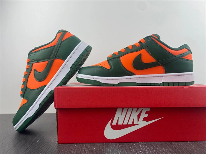 Nike Dunk Low Retro Miami Hurricanes DD1391- Practical 4673